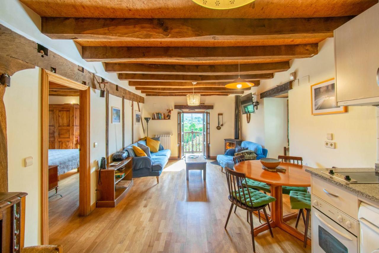 Casa Monaut, Acogedores Apartamentos A Los Pies De La Selva De Irati Saragueta Екстер'єр фото